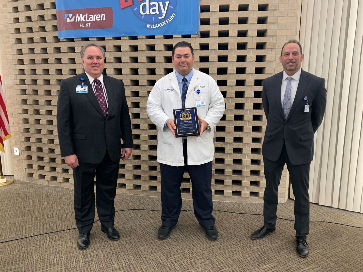 Physician Recognition Award Announced McLaren Health Care News